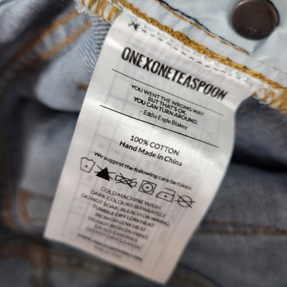 NEW One Teaspoon Freebirds Rigid Low Rise Distressed Ankle Zip Skinny Jeans - Picture 13 of 13